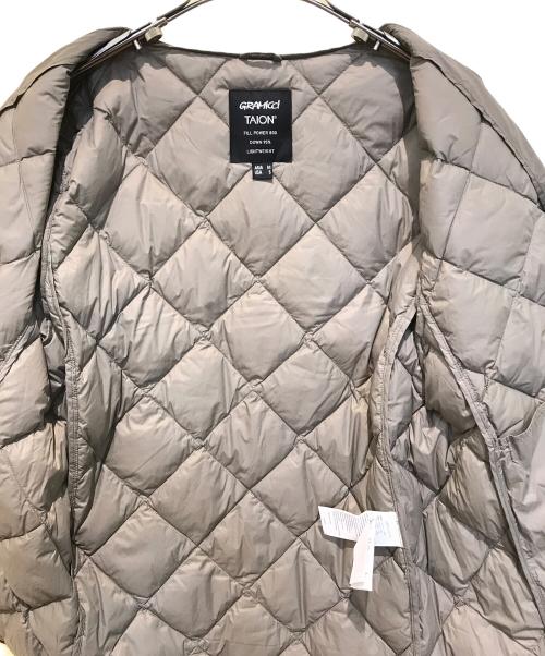 GRAMICCI（グラミチ）GRAMICCI (グラミチ) TAION (タイオン) M INNER DOWN JACKET　G4FU-J101-TG ベージュ サイズ:Mの古着・服飾アイテム