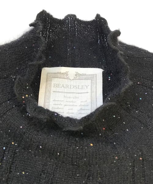BEARDSLEY（ビアズリー）BEARDSLEY (ビアズリー) ラメプルオーバーニット BEZ1022505A0015 ブラック サイズ:Freeの古着・服飾アイテム