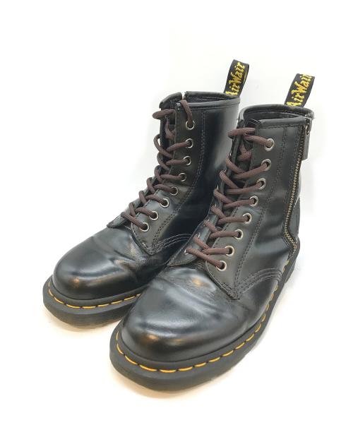 Dr.Martens（ドクターマーチン）Dr.Martens (ドクターマーチン) 8ホールブーツ ブラック サイズ:24の古着・服飾アイテム