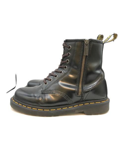 Dr.Martens（ドクターマーチン）Dr.Martens (ドクターマーチン) 8ホールブーツ ブラック サイズ:24の古着・服飾アイテム