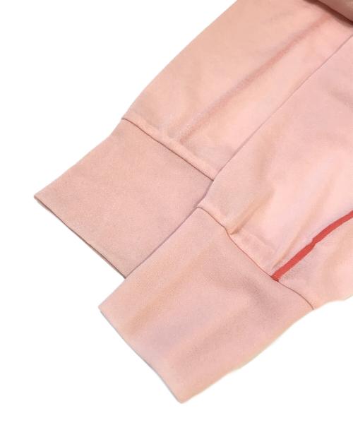 CLANE（クラネ）CLANE (クラネ) LINE SHEER L/S TOPS　12105-1102 ピンク サイズ:FREEの古着・服飾アイテム