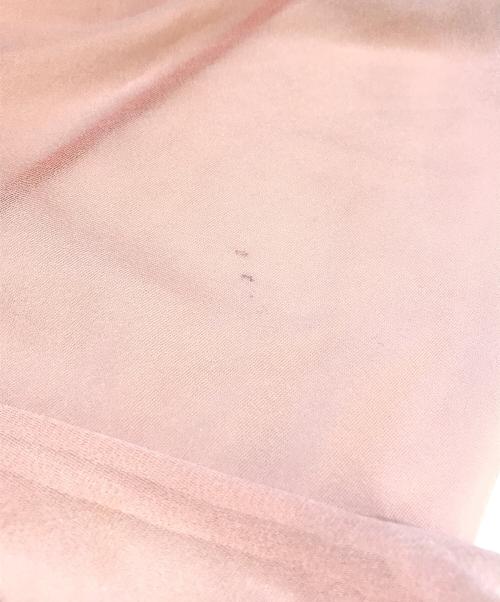 CLANE（クラネ）CLANE (クラネ) LINE SHEER L/S TOPS　12105-1102 ピンク サイズ:FREEの古着・服飾アイテム