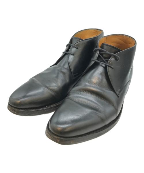 Jalan Sriwijaya（ジャランスリウァヤ）Jalan Sriwijaya (ジャランスリウァヤ) チャッカブーツ ブラック サイズ:7の古着・服飾アイテム