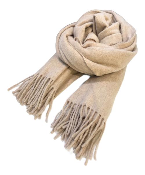 Acne studios（アクネ ストゥディオス）ACNE STUDIOS (アクネ ストゥディオス) マフラー ベージュの古着・服飾アイテム