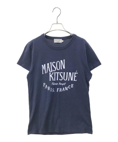 maison kitsune（メゾンキツネ）MAISON KITSUNE (メゾンキツネ) Tシャツ ネイビー サイズ:Mの古着・服飾アイテム