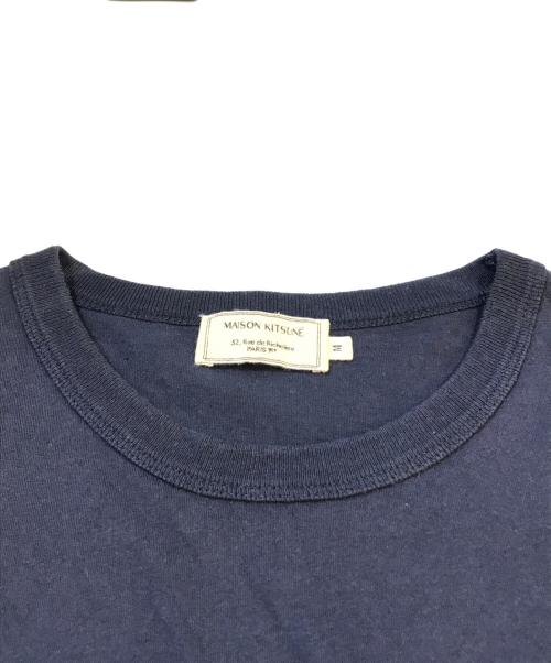maison kitsune（メゾンキツネ）MAISON KITSUNE (メゾンキツネ) Tシャツ ネイビー サイズ:Mの古着・服飾アイテム