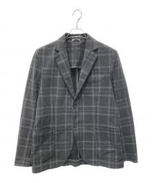 CIRCOLO 1901（チルコロ1901）の古着「チェックテーラードジャケット」｜グレー