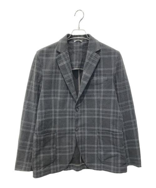 CIRCOLO 1901（チルコロ1901）CIRCOLO 1901 (チルコロ1901) チェックテーラードジャケット グレー サイズ:XLの古着・服飾アイテム