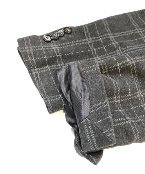 CIRCOLO 1901（チルコロ1901）CIRCOLO 1901 (チルコロ1901) チェックテーラードジャケット グレー サイズ:XLの古着・服飾アイテム