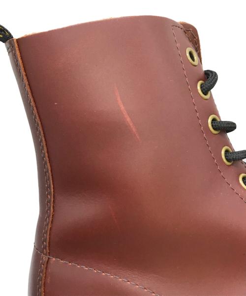 Dr.Martens（ドクターマーチン）Dr.Martens (ドクターマーチン) 8ホールヒールブーツ レッド サイズ:UK5の古着・服飾アイテム