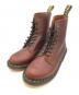 Dr.Martens（ドクターマーチン）の古着「8ホールヒールブーツ」｜レッド