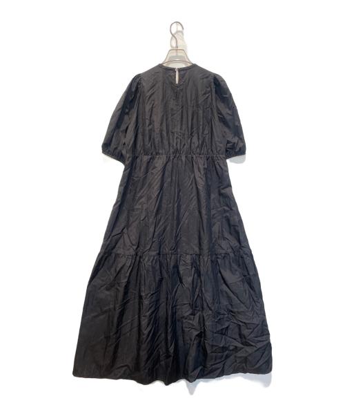 MAISON SPECIAL（メゾンスペシャル）MAISON SPECIAL (メゾンスペシャル) ナイロンティアードワンピース ブラック サイズ:FREEの古着・服飾アイテム