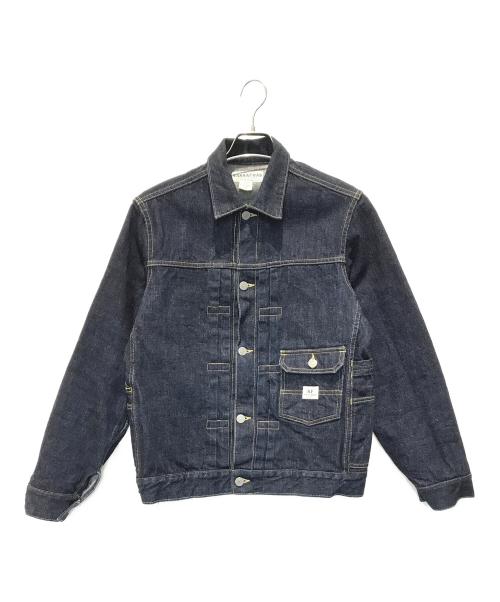 SASSAFRAS（ササフラス）SASSAFRAS (ササフラス) GARDENER R JACKET インディゴ サイズ:Sの古着・服飾アイテム