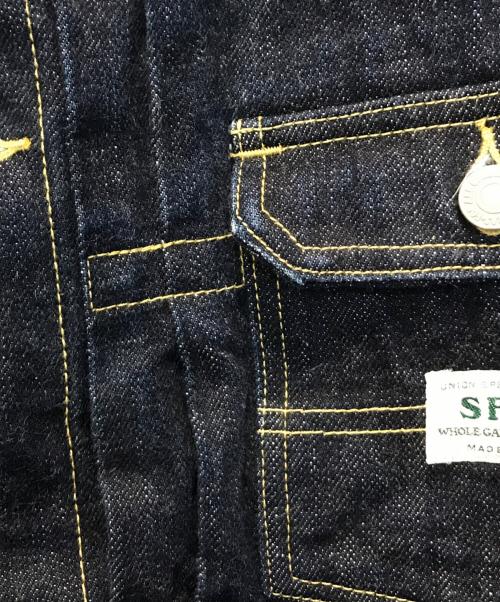 SASSAFRAS（ササフラス）SASSAFRAS (ササフラス) GARDENER R JACKET インディゴ サイズ:Sの古着・服飾アイテム