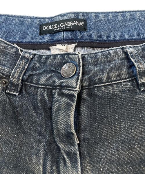 DOLCE & GABBANA（ドルチェ＆ガッバーナ）DOLCE & GABBANA (ドルチェ＆ガッバーナ) フレアデニムパンツ インディゴ サイズ:38の古着・服飾アイテム
