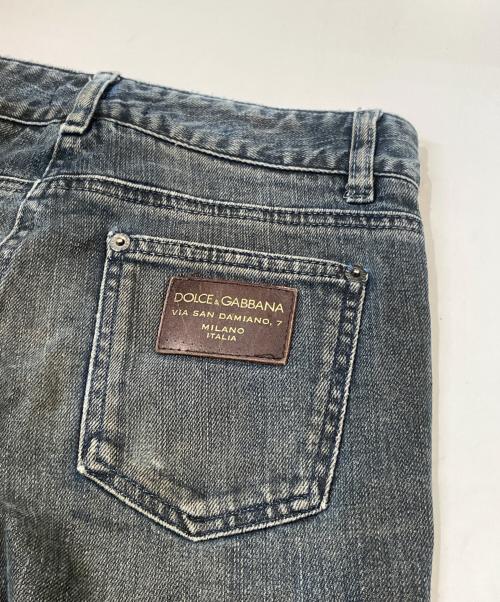 DOLCE & GABBANA（ドルチェ＆ガッバーナ）DOLCE & GABBANA (ドルチェ＆ガッバーナ) フレアデニムパンツ インディゴ サイズ:38の古着・服飾アイテム