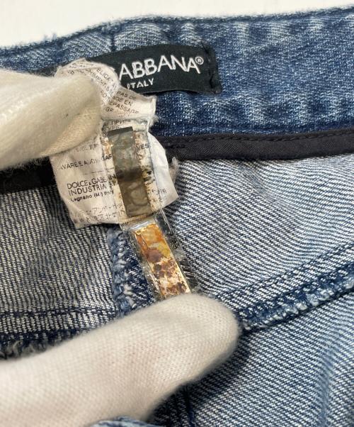 DOLCE & GABBANA（ドルチェ＆ガッバーナ）DOLCE & GABBANA (ドルチェ＆ガッバーナ) フレアデニムパンツ インディゴ サイズ:38の古着・服飾アイテム