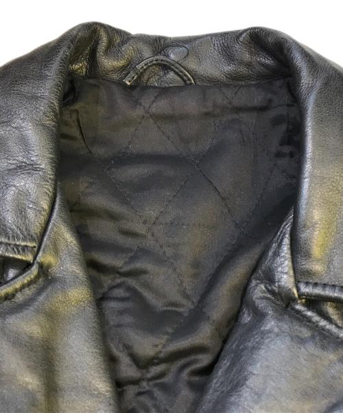 NO BRAND（ノーブランド）NO BRAND (ノーブランド) レザージャケット ブラック サイズ:FREEの古着・服飾アイテム