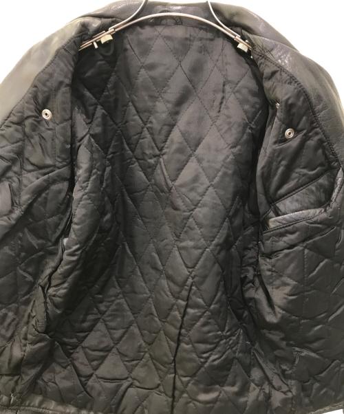 NO BRAND（ノーブランド）NO BRAND (ノーブランド) レザージャケット ブラック サイズ:FREEの古着・服飾アイテム