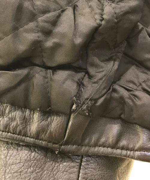 NO BRAND（ノーブランド）NO BRAND (ノーブランド) レザージャケット ブラック サイズ:FREEの古着・服飾アイテム