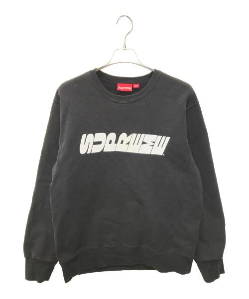 SUPREME（シュプリーム）Supreme (シュプリーム) 横ロゴスウェット ブラック サイズ:Lの古着・服飾アイテム