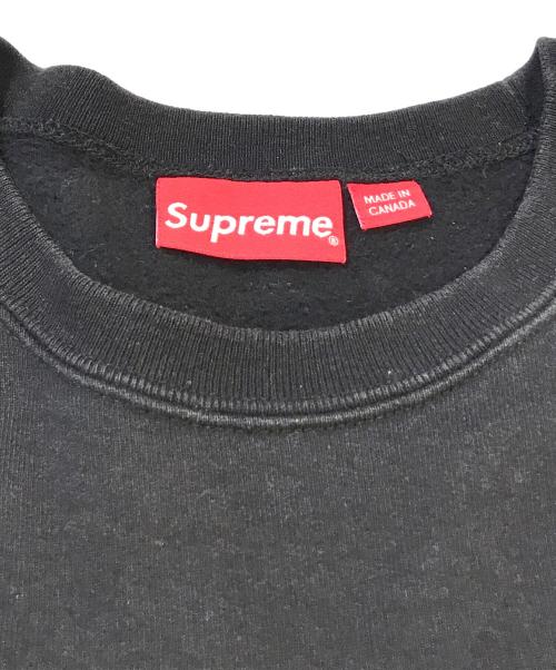 SUPREME（シュプリーム）Supreme (シュプリーム) 横ロゴスウェット ブラック サイズ:Lの古着・服飾アイテム