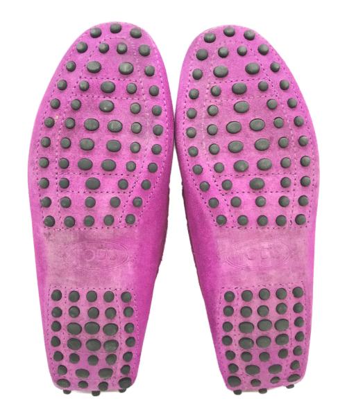 TOD'S（トッズ）TOD'S (トッズ) モカシンシューズ ピンク サイズ:34の古着・服飾アイテム