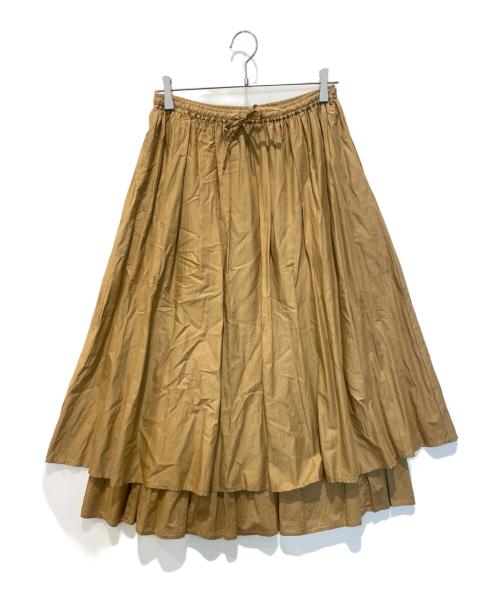 Midi-Umi（ミディウミ）Midi-Umi (ミディウミ) スカート ブラウン サイズ:FREEの古着・服飾アイテム