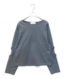 PD46（-）の古着「ランダムホールカットソー」｜グレー