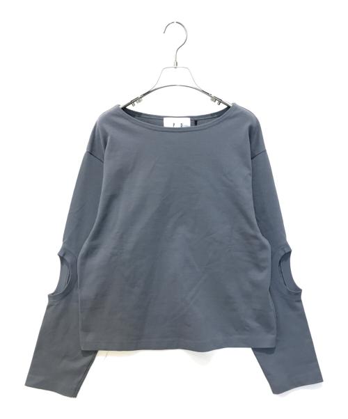 PD46（-）PD46 (-) ランダムホールカットソー グレー サイズ:FREE 未使用品の古着・服飾アイテム