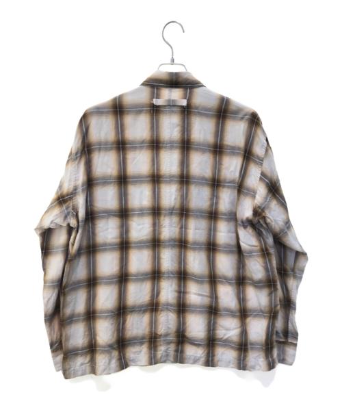 5525gallery（ゴーゴーニーゴーギャラリー）5525gallery (ゴーゴーニーゴーギャラリー) オンブレシャツ ベージュ サイズ:Mの古着・服飾アイテム