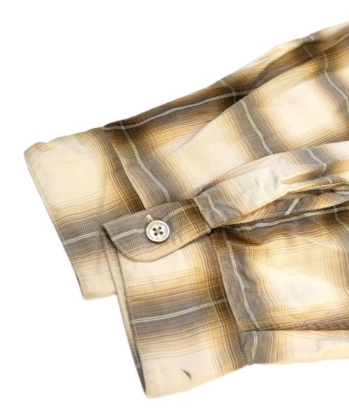 5525gallery（ゴーゴーニーゴーギャラリー）5525gallery (ゴーゴーニーゴーギャラリー) オンブレシャツ ベージュ サイズ:Mの古着・服飾アイテム