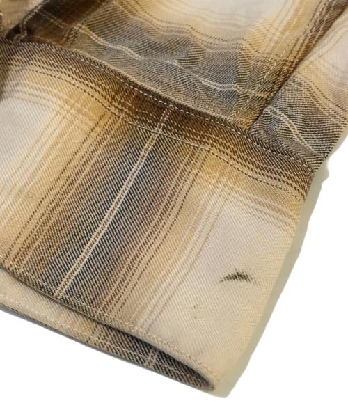 5525gallery（ゴーゴーニーゴーギャラリー）5525gallery (ゴーゴーニーゴーギャラリー) オンブレシャツ ベージュ サイズ:Mの古着・服飾アイテム