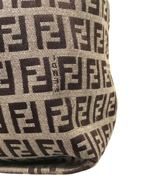 FENDI（フェンディ）FENDI (フェンディ) ズッキーノ柄トートバッグ　8BH238 ブルー×ベージュの古着・服飾アイテム