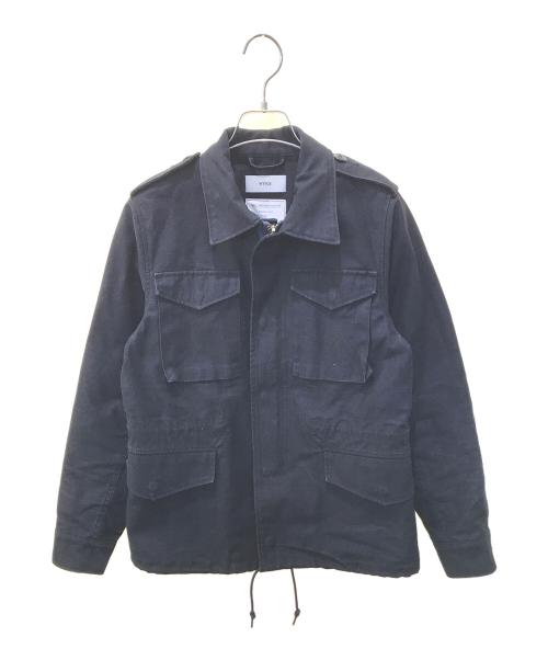 HYKE（ハイク）HYKE (ハイク) FIELD JACKET　フィールドジャケット　17023 ネイビー サイズ:Mの古着・服飾アイテム