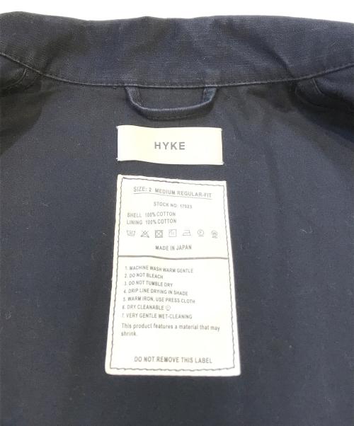HYKE（ハイク）HYKE (ハイク) FIELD JACKET　フィールドジャケット　17023 ネイビー サイズ:Mの古着・服飾アイテム