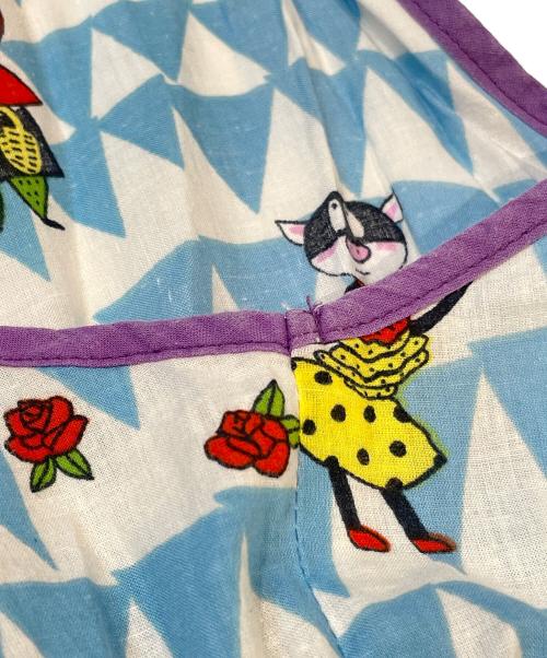 OLLEBOREBLA（アルベロベロ）OLLEBOREBLA (アルベロベロ) キャラクターワンピース　515361 スカイブルー サイズ:表記無しの古着・服飾アイテム