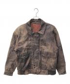 USEDユーズド）の古着「レザージャケット」｜ブラウン