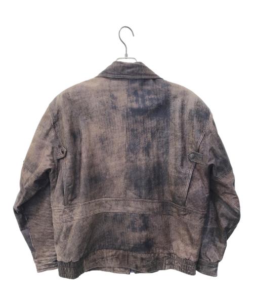 USED（ユーズド）USED (ユーズド) レザージャケット ブラウン サイズ:不明の古着・服飾アイテム