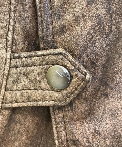 USED（ユーズド）USED (ユーズド) レザージャケット ブラウン サイズ:不明の古着・服飾アイテム