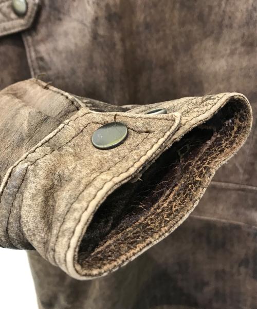 USED（ユーズド）USED (ユーズド) レザージャケット ブラウン サイズ:不明の古着・服飾アイテム