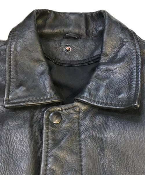 USED（ユーズド）USED (ユーズド) レザージャケット ブラック サイズ:Sの古着・服飾アイテム