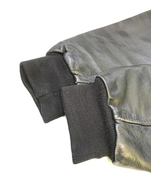 USED（ユーズド）USED (ユーズド) レザージャケット ブラック サイズ:Sの古着・服飾アイテム