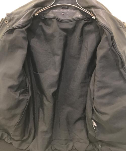 USED（ユーズド）USED (ユーズド) レザージャケット ブラック サイズ:Sの古着・服飾アイテム