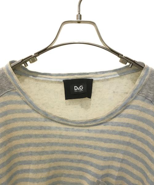 DOLCE & GABBANA（ドルチェ＆ガッバーナ）DOLCE & GABBANA (ドルチェ＆ガッバーナ) ニット スカイブルー サイズ:54の古着・服飾アイテム