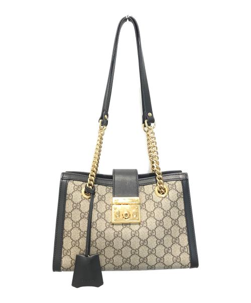 GUCCI（グッチ）GUCCI (グッチ) パドロックミディアム トートバッグ　498156の古着・服飾アイテム