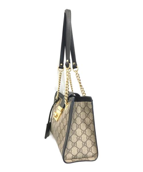 GUCCI（グッチ）GUCCI (グッチ) パドロックミディアム トートバッグ　498156の古着・服飾アイテム