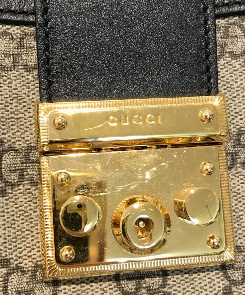 GUCCI（グッチ）GUCCI (グッチ) パドロックミディアム トートバッグ　498156の古着・服飾アイテム