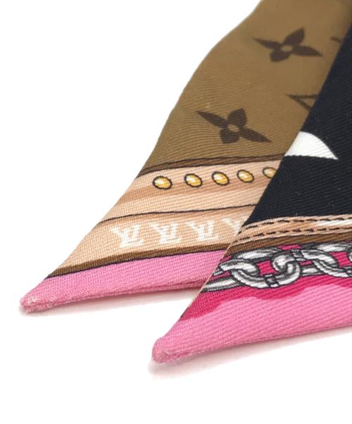 LOUIS VUITTON（ルイ ヴィトン）LOUIS VUITTON (ルイ ヴィトン) スカーフ　M76676　モノグラム バンドーBB ブラウンの古着・服飾アイテム