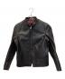 Schott（ショット）の古着「641XX 60'S STAND RIDERS 復刻シングルライダースジャケット　7823950085」｜ブラック